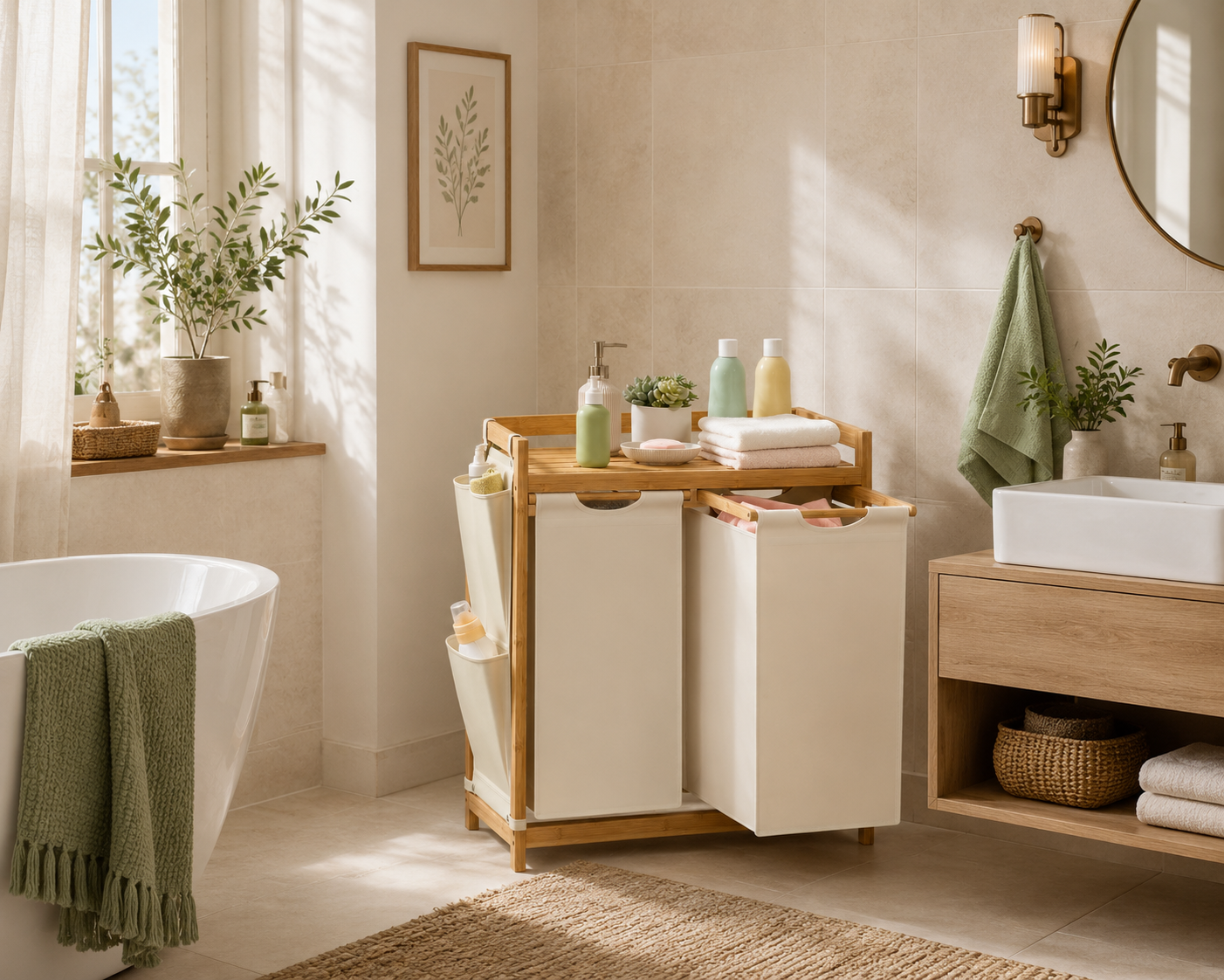 Bamboo Laundry Hamper